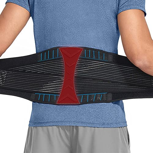 Cinturón ortopédico de Soporte para la Espalda, Protector Lumbar para Hombres y Mujeres, descompresión de Columna Vertebral, cinturón Reductor de Cintura para aliviar el Dolor, Hernia discal, ciá