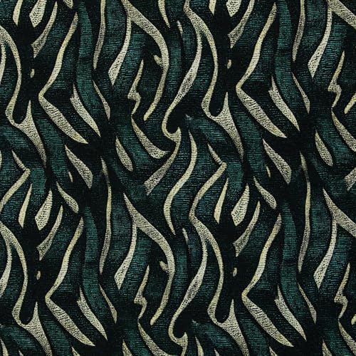 Swafing Kairo Grafisch Bunt Modal French Terry 0,5m - Öko Tex Standard Bekleidungsstoff Meterware