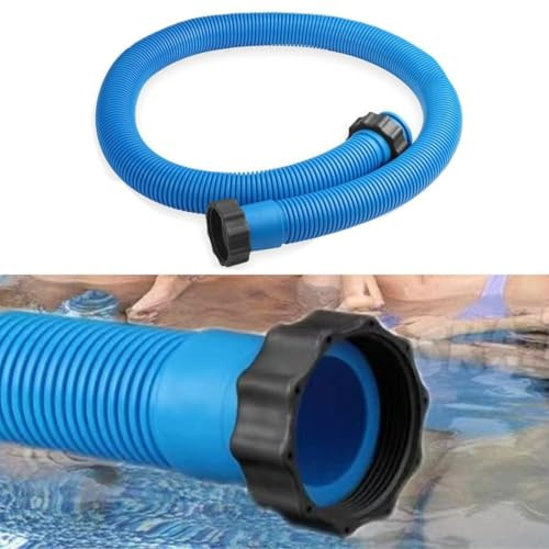 Manguera de repuesto para bomba de piscina de 1.5 pulgadas de diámetro y 59 pulgadas para bombas de filtro 29060E de 1.500 GPH, filtros de agua salada y arena - Plástico