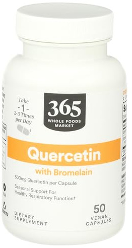 365 by Whole Foods Market, Quercetin with Bromelain, 50 Vegetarian Capsules