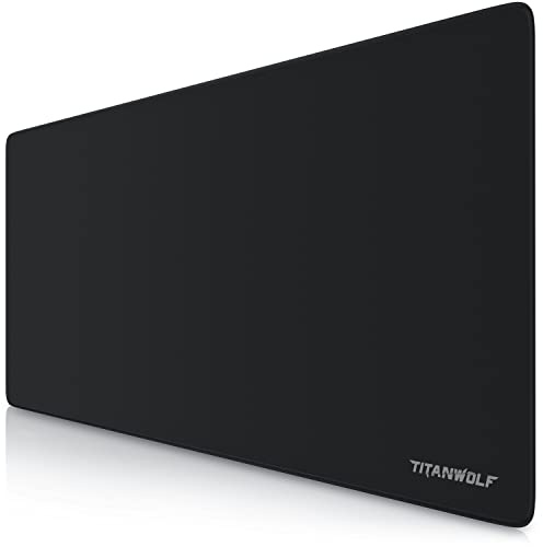 TITANWOLF - XXL Speed Gaming Mauspad Titanwolf - 900 x 400mm - XXL Mousepad - Tischunterlage Large Size - Perfekte Präzision und Geschwindigkeit