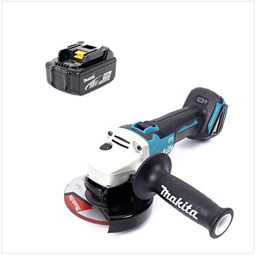 Makita DGA 504 T1 Akku Winkelschleifer 18V 125mm Brushless + 1x Akku 5,0Ah - ohne Ladegerät