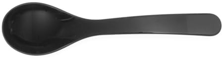 HENDI Salatlöffel, Salatbesteck, Schöpfkellen und Vorlegebesteck, 0,03L, 235mm, SAN-Plastic, Schwarz