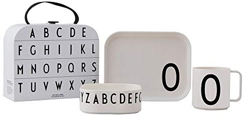 Design Letters 20201500O presentförpackning tritan servis A-Z-O
