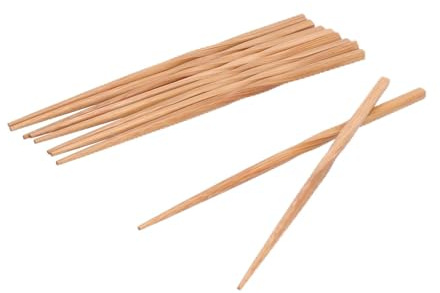 Chinesische Natürliche Bambus Essstäbchen, 5 Paare Bambus Twist Essstäbchen Originalität Umwelt Essstäbchen Set für Home Restaurant Spülmaschinenfest
