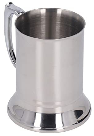 RXMORI Doppelwandiges Weinglas aus Edelstahl, Retro-Kaffeetasse, Cocktail-Mischglas, Outdoor-Weinbecher, Bierkrug, Retro-Julep-Becher für die Hausbar