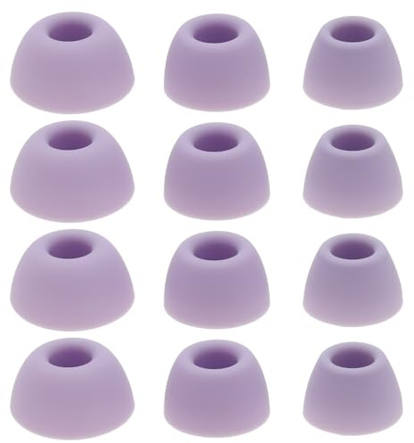 VGOL 6 Paar Silikon-Ohrhörer Ohrstöpsel Ersatz Kompatibel mit Samsung Galaxy Buds 2 Pro, Ersatz-Ohrhörerspitzen, Klein/mittel/groß, 3 Größen, Lila