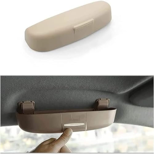 GAFENO Auto Brillenetui Sonnenbrillenhalter Für BMW 3 Series F30 F31 F34 F35 G20 G21 G28, Brillenhalter Glasses Case Holder Aufbewahrungsbox Organizer Aufbewahren Verstauen Innenraum ZubehöR