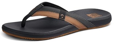 Reef Mens Cushion Phantom 2.0 Thongs Flip Flops - Tobacco/Grey - 9 UK