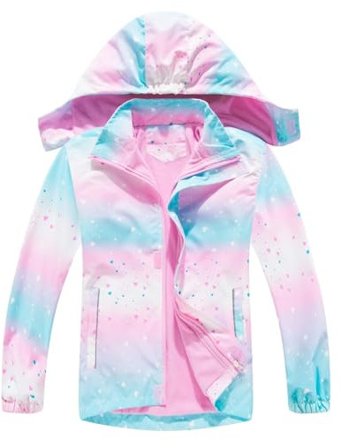 Kinder Mädchen Wasserdicht Jacke Übergangsjacke Fleecefütterung Outdoorjacke Mit Kapuze Herbst Jacke Jacken Für Mädchen Outburst Softshellanzug