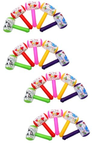 TOYANDONA 20stücke Teiliges Aufblasbare Hämmer Mit Glocken Für Junge Mädchen Lustiges Spielzeug Zum Spielen Im Freien Für Partys Und Pools Farben Zufällig
