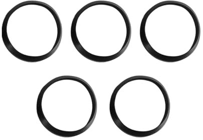 Laroal 5PCS Conical Sealing Rings Rubber Waterproof Wash Basin Drain Seal Gasket O-Ring for Kitchen Sink Waste Pipe and Outdoor Plumbing 1 1/2 Inch Seal Connector