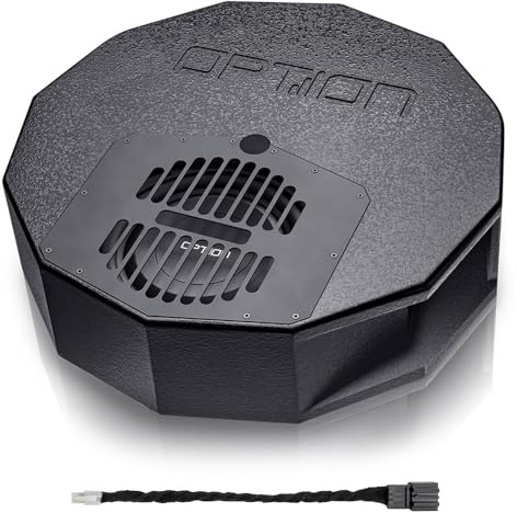 Option Subwoofer Kit kompatibel mit Skoda Octavia IV (Typ NX, Baujahr ab 2020) - Passiver Reserverad-Subwoofer DRIVE10BR-P im Plug & Play Set für Skoda Octavia (für Canton-Soundsysteme)