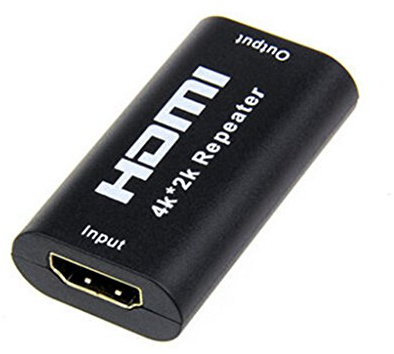 HDMI Amplifier Booster Repeater Extender 4K 1080P HD HDTV Switch Signal Booster with 19 Pin Female Connector