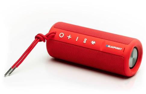 BLAUPUNKT BT 214 Bluetooth Lautsprecher, tragbar, kabellos, 10h Akkulaufzeit, Bluetooth 5.0, AUX, Freisprechfunktion, klarer Sound, starker Bass, kompakt, für Handy, Tablet, Outdoor, Garten