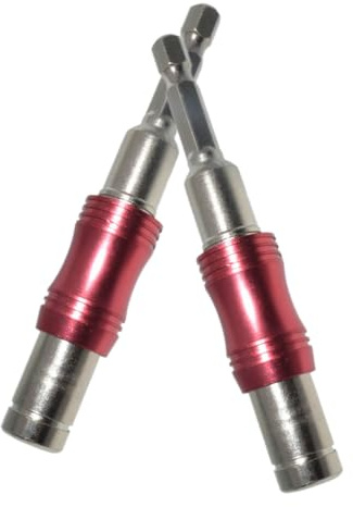COHEALI 2 Pezzi Portainserti Magnetico Pivotante Prolunga per Punte Trapano Esagonale Flessibile per Angoli e Spazi Ristretti Compatibile con Avvitatore Manuale ed Elettrico