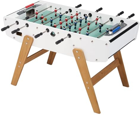 Baby-Foot Adulte Extérieur, Joueurs Alu, 146 x 114,5 x 92,5 cm, Pré-monté, Surface de Jeu Gerflex
