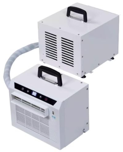 Aire Acondicionado Portátil De Ventana 3000 Btu, Wifi Y Control Remoto, Temporizador De 12h, Flujo De Aire De 130m³/h Para Tienda, Rv, Hogar Y Oficina, Fácil Sin Montaje 2-meter connecting pipe