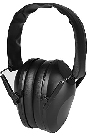 IBLUELOVER Adults Ear Defenders Noise Reduction Shooting Earmuffs with Soft Foam Ear Cups Foldable Hearing Protection Safety Ear Protector for Hunting, Construction, Yard Work, Firework