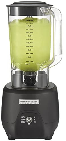 Hamilton Beach ® 908®R Bar Blender HBB908R-CE, 1 HP, contenitore in policarbonato da 1,3 l, 2 velocità, 220-240 V, nero