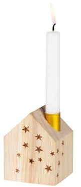 Räder Living Glückslichthaus Sterne 5x5x6,5 cm Design, Kerzenhalter