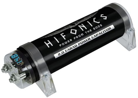 Hifonics HFC2000 2 Farad Powercap - 2F Kondensator für große Musikanlagen im Auto Elko Pufferspeicher