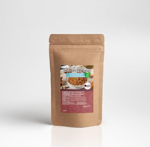Quality Food. Cinco Especias Chinas. Mezcla de Especias. Cocina Vegana y Vegetariana 100% Natural. (250 Gr)