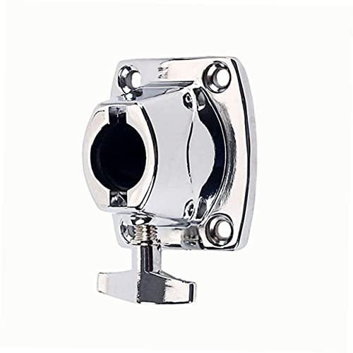 Abrazadera para Soporte de Platillo Wc20 de Metal Plata | Repuesto para Batería, Pieza Ligera de Montaje, Kit de Repuestos para Tambores