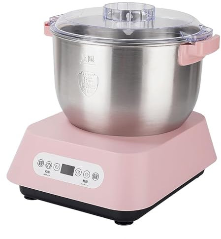 Mélangeur De Pâte Électrique, Machine À Pétrir La Pâte De 5 L Avec Couvercle De Casserole, Synchronisation Automatique Constante Et Intelligente De 25 À 38 ℃, Pour Petits Pains Cuits À La Vapeur