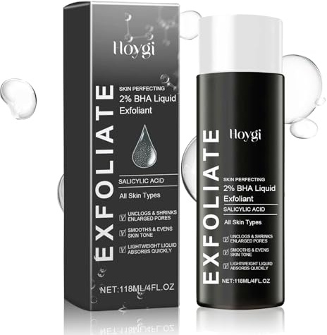 Skin Perfecting 2% BHA Liquid Peeling,118 ml Salicylsäure Flüssigpeeling,Gesicht Exfoliant mit Salicylsäure gegen Mitesser,Unreine Haut,Poren Verkleinern,Gesichtsserum