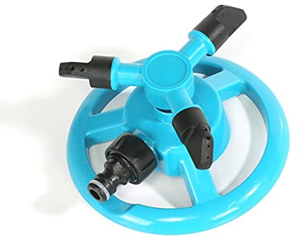 Trearm Roterande Sprinkler Trädgård Sprinkler Vatten Matning Gräs Gräs Roterande Munstycke Roterande Vatten Sprinkler System Levererar Bevattning