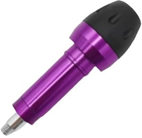 Motorrad Sturzschutz 10mm 8mm Motorrad Auspuffrohr Schutz Rahmen Slider Universal Motorrad Rahmen Sliders Anti Crash Protector Stange(Purple)
