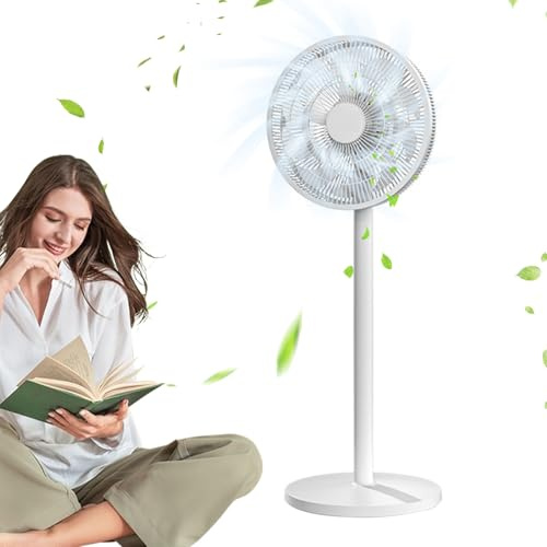 Generico Ventilatore da Terra | Ventilatore Energetico Efficiente,di Raffreddamento Oscillante Silenzioso per Casa Cucina Soggiorno Università Ambienti Interni