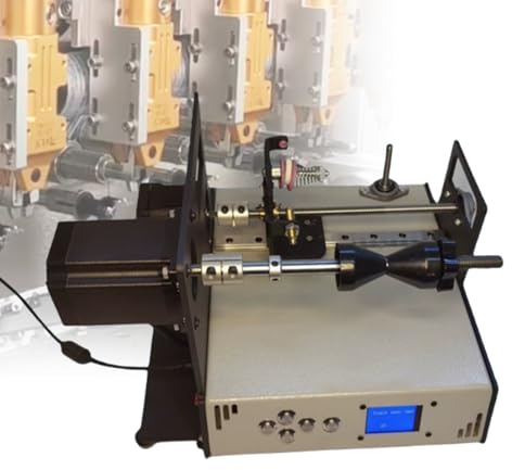 LFfwynog Bobinadora automática de bobinas, bobinadora eléctrica automática para amplificadores de válvulas con función de Memoria para bobinas de Motor y Pastillas de Guitarra.