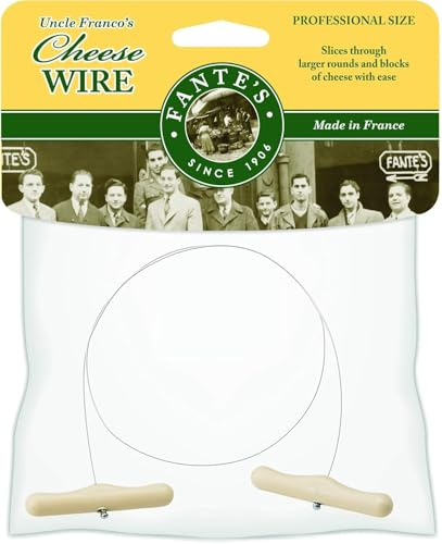 Fantes Cheese Wire, Made in France, Stainless Steel, 31.5-Inches Long, The Italian Market Original since 1906