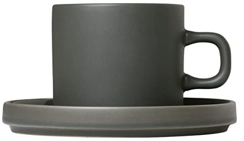 Blomus 63909 PILAR Kaffeetassen, Steingut, Grün, 200 ml