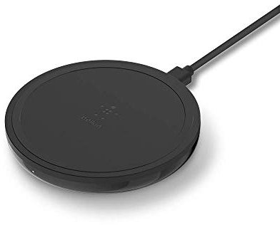 Belkin drahtloses Boost Up Ladepad, 10 W (Qi-Zertifikat, Schnellladegerät für iPhone 12, 12 Pro, 12 Pro Max, 12 mini etc., Samsung S20, 20+, 20 Ultra, Airpods, inkl. Netzstecker) – Schwarz