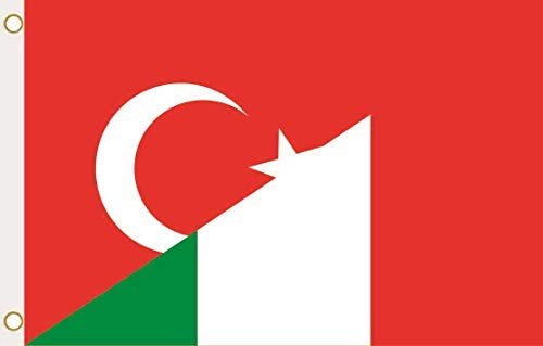 U24 Flagge Fahne Türkei-Italien 90 x 150 cm