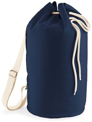 Westford Mill Unisex Earthaware Organico Mare Sacchetto - Spalla Duffle Borsetta - Marina francese