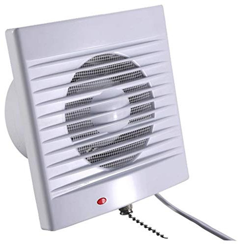 XZJJZ Extractor De Baño Silencioso Moderno, Blanco