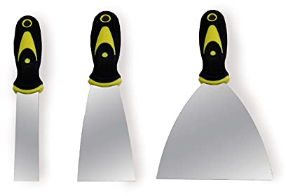 Ensemble de couteaux à mastic – Grattoir à papier peint, couteaux de remplissage mural, outils à main, enlèvement de peinture, plâtre, joint de remplissage, couteau de cloison sèche (0,6 cm)