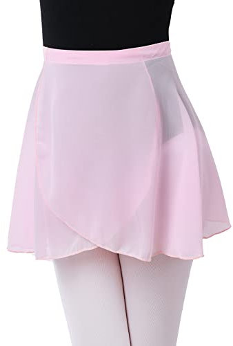 Ballett Wickelrock Chiffon Tanz Wickelrock Verstellbarer Ballettrock Ballett Tanz Dancewear für Mädchen und Damen