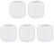 AHANDMAKER 5 pièces Bougeoir en Porcelaine Blanche, Bougeoir Mini Rituel, Tasse Chandelier Colonne pour Casting Chimes, Rituels, Bougie Allumage, Décoration D'Intérieur