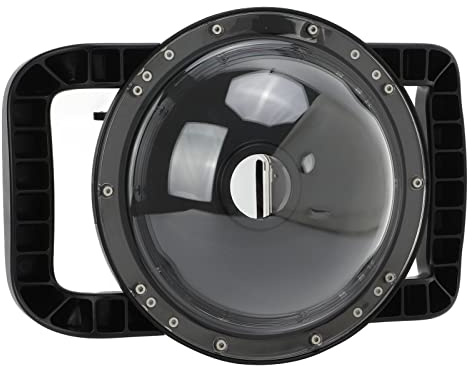 Annadue Dual Handle Stabilizer Grip Dome Port Objektiv Tauchtasche für OSMO Action Kamera, mit Auslöser, Unterwasserfotografie Wasserdichtes Gehäuse