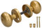 KOTARBAU® Drehbarer Türknauf ⌀ 55 mm Gold Ideale Ausstattung für Garagen-Seitentüren in Wohn- und Geschäftsräumen