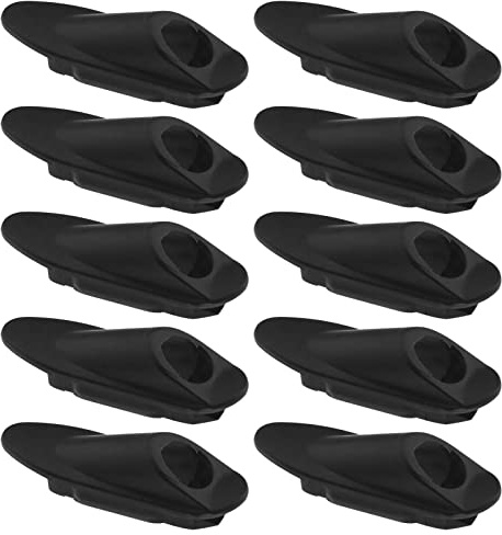 SG Store 10pcs Collier de Serrage pour Tuyau de Vélo Colliers de Câble de Vélo Remplacement Accessoires de Vélo pour Ligne de Dérailleur de Câble de Frein en Plastique, Noir