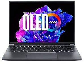 Acer Swift X (SFX14-71G-55SR) Ultrabook/Laptop | 14 WQ2.8K OLED Display | Intel Core i5-13500H | 16 GB RAM | 512 GB SSD | NVIDIA GeForce RTX 4050 | Windows 11 | QWERTZ Tastatur | grau