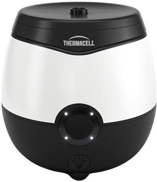 Thermacell EL-55 Répulsif à lumière LED pour répulsif anti-moustiques – Diffuseur contre les moustiques avec batterie rechargeable et intégrée avec lumière LED – Recharge non incluse dans la livraison