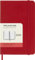 Moleskine Daily Planner, Agenda Giornaliera 12 Mesi 2025, Copertina Rigida e Chiusura Elastica, Colore Rosso Scarlatto, Formato Pocket 9x14 cm