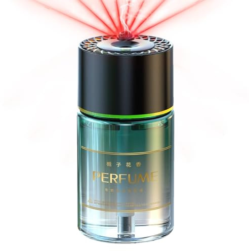 Ambientador para coche con luz - Difusor de nano spray de coche de 160 ml con luz LED, atomizador ultrasónico Fragancia automática con sincronización para sedanes, minivans, camiones